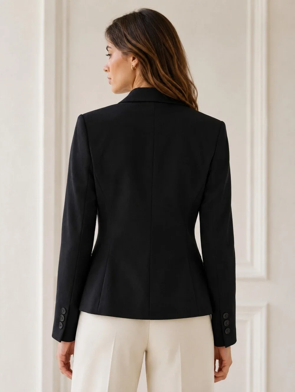 Tahari | Black Tailored Black Blazer | Classic Office Workwear Jacket | Size S - Picture 2 of 7